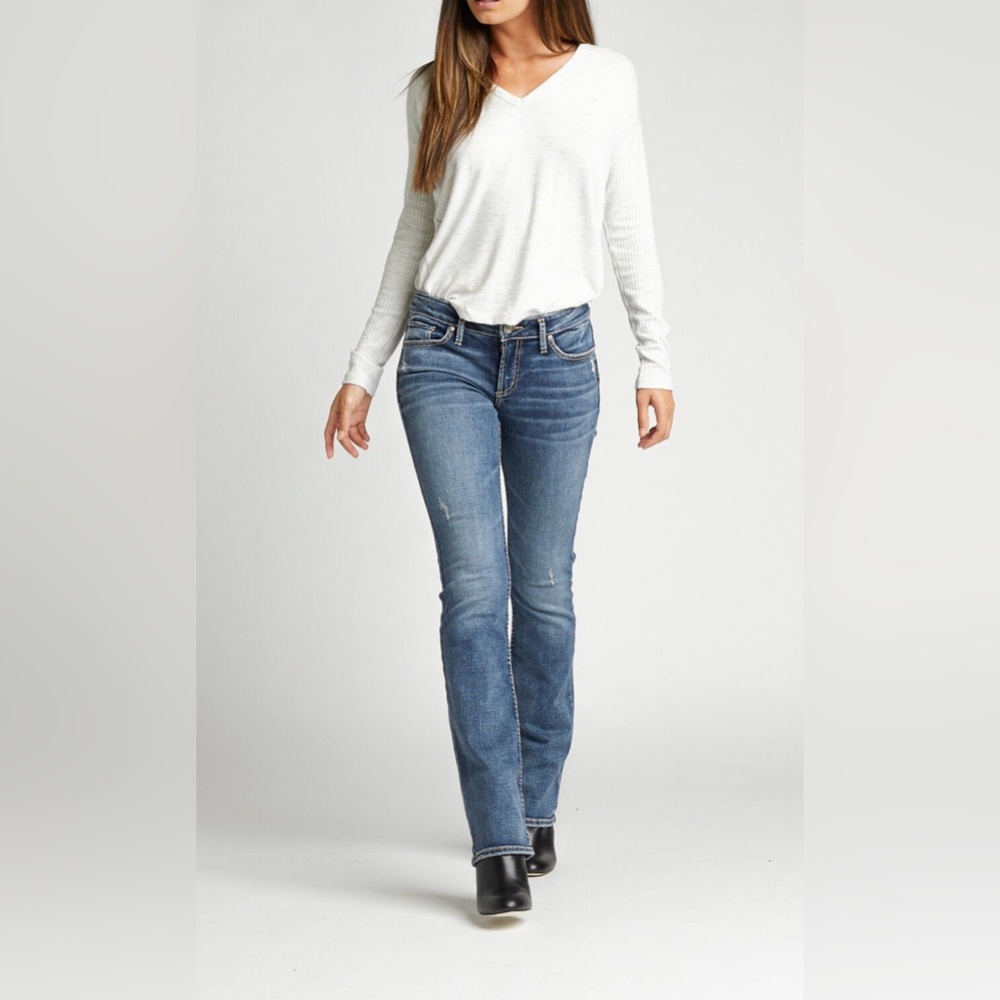 Silver Jeans Women's Dark Blue Boot Cut